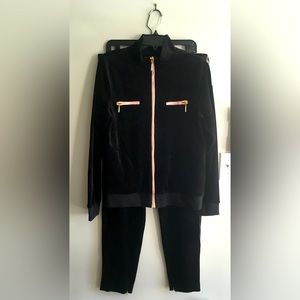 Worth New York, black tracksuit, size large